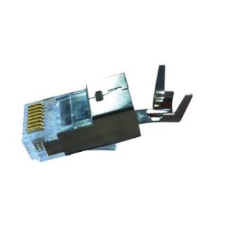 Fiche RJ45 cat.6 blindée avec peigne séparé pour câble rigide AWG23