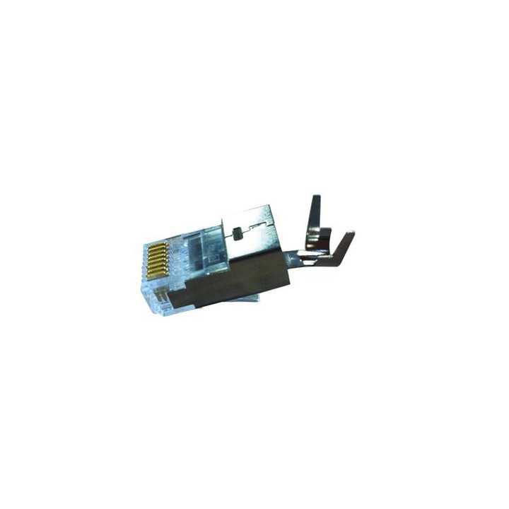 Fiche RJ45 cat.6 blindée avec peigne séparé pour câble rigide AWG23