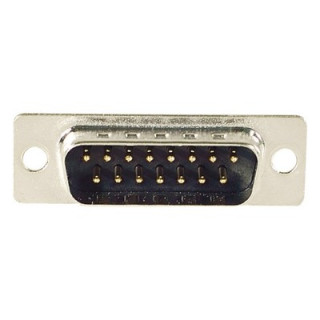 Fiche SUB-D 15 mâle à souder