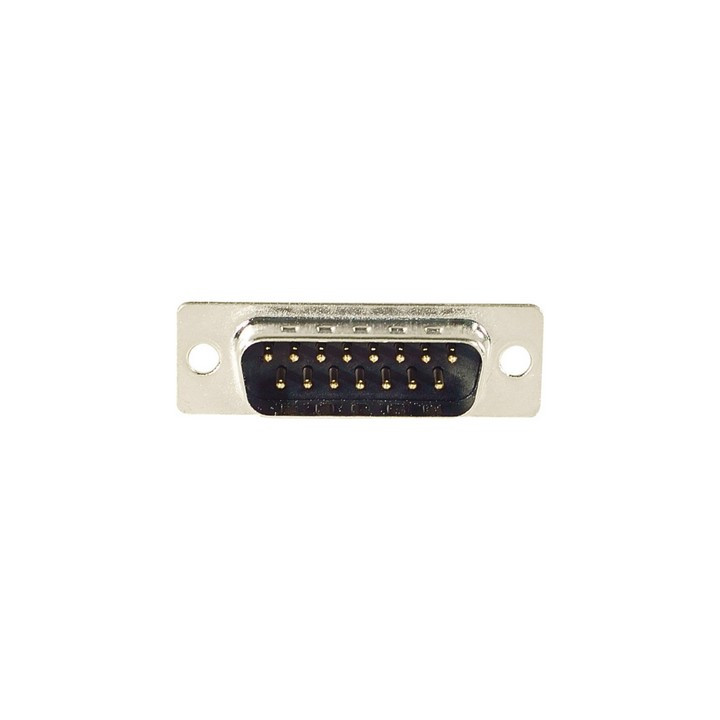 Fiche SUB-D 15 mâle à souder
