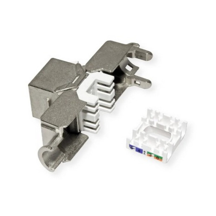Prise RJ45 Keystone Cat.6A (Classe EA), blindé, sans outil, SLIM