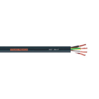 HO7RNF3G6 TITANEX Câble extra souple 3G6mm² noir