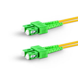 Jarretière optique duplex monomode OS2 SC-APC/SC-APC 20m