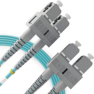Jarretière optique duplex multimode OM3 SC/SC 2m