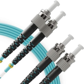 Jarretière optique duplex multimode OM3 ST/ST 5m