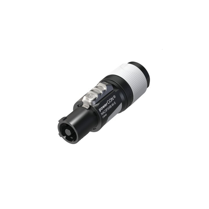 NAC3FXXB-W-S Fiche PowerCON de sortie série XX small Ø6-12mm 16A 250V