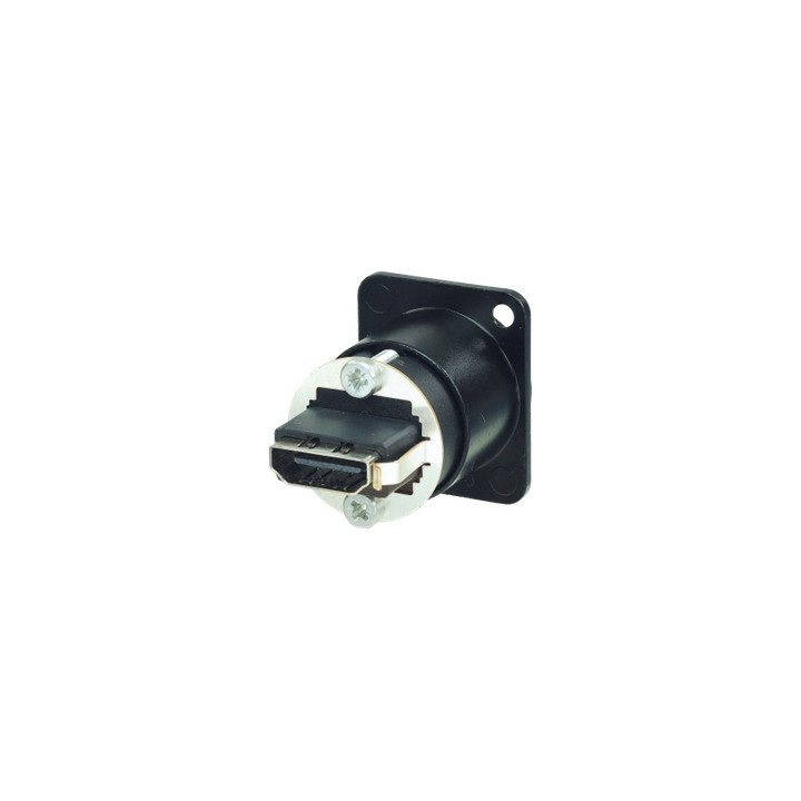 NAHDMI-W-B Traversée HDMI 2.0 série D corps noir