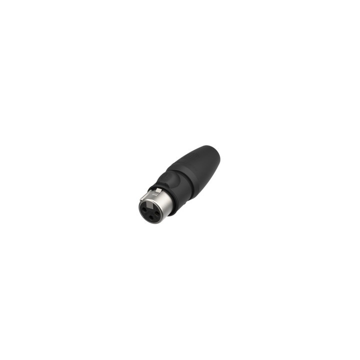 NC3FX1-TOP Fiche XLR 3 pts femelle droite TOP étanche IP65