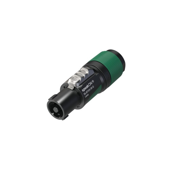 NL4FXX-W-S-D Fiche SpeakON 4 pôles câble Ø 6-12mm démontée (x100)