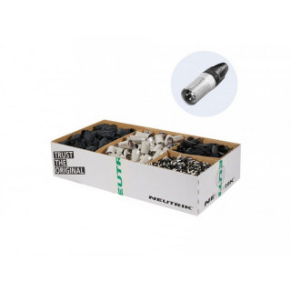NC3MXX-D Fiche XLR 3 pts mâle droite démontée (x100)