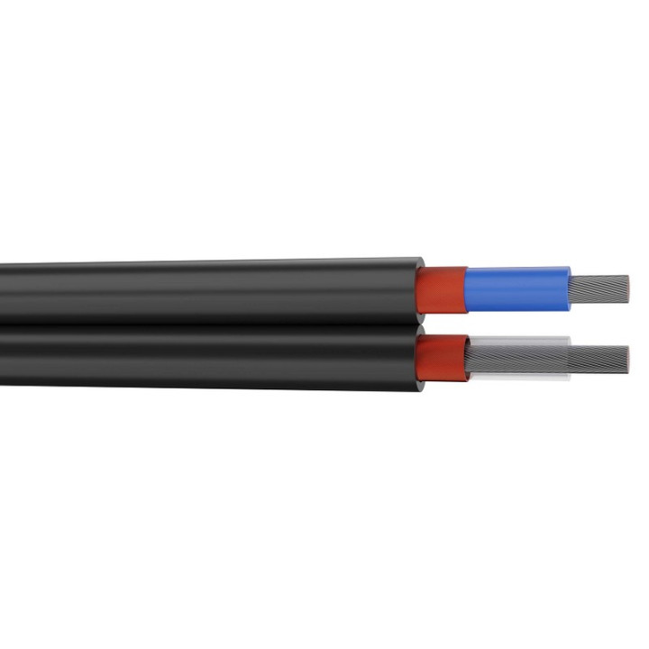 DUAL22 Câble audio asymétrique analogique 2x0.22mm² PVC noir (100m)