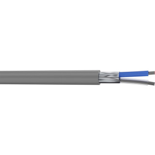 JA281 Paire de brassage analogique 2x0.22mm² PVC gris Ø 2,90mm (100m)