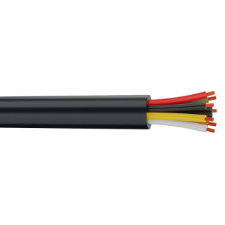 FHP825 Câble HP 8x2.50mm² PVC noir Ø 15,80mm (mini coupe 20m)