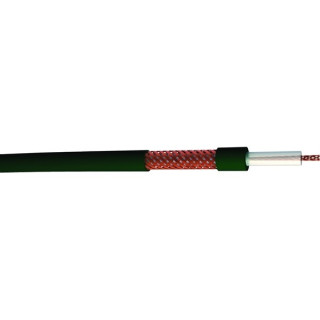 Câble coaxial vidéosurveillance KX6 Norme NFC93-550 vert (bobine100m)