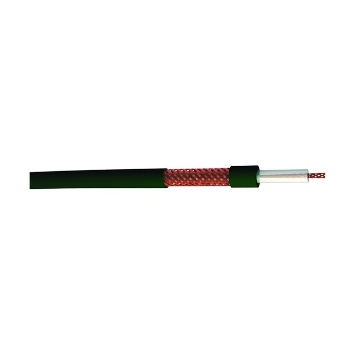 Câble coaxial vidéosurveillance KX6 Norme NFC93-550 vert (bobine100m)
