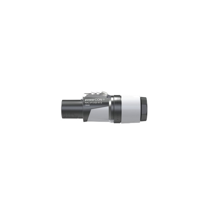 NAC3FXXB-W-S Fiche PowerCON de sortie série XX small Ø6-12mm 16A 250V