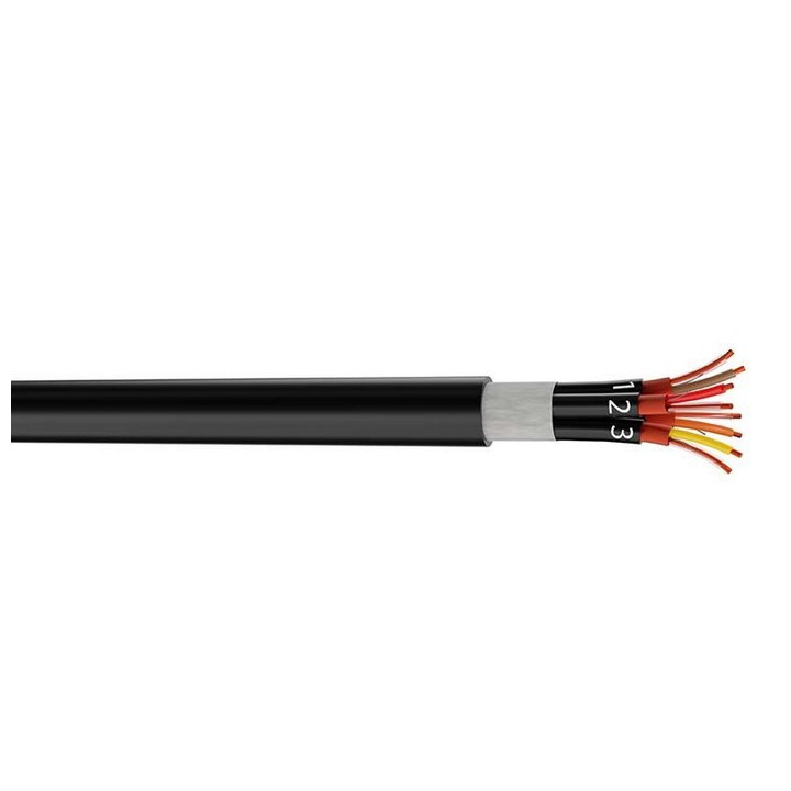MPAES4 4 paires audio numérique AES/EBU 4x2x0.22mm² PVC noir Ø 11mm