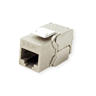 Embase RJ45 Keystone cat.6A blindée sans outil version slim