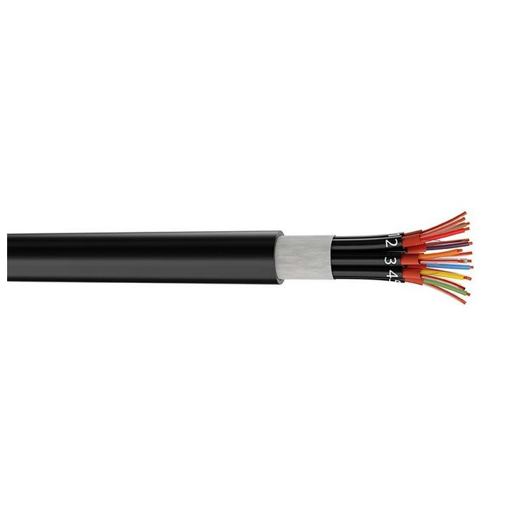 MPAES8 8 paires audio numérique AES/EBU 8x2x0.22mm² PVC noir Ø 14.5mm