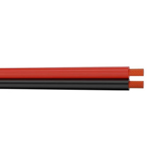 40308250 Câble HP méplat 2x2.50mm² PVC rouge/noir (100m)