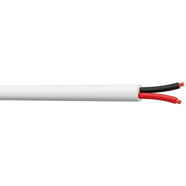 FHP225W1 Câble HP 2x2.50mm² PVC blanc (100m)