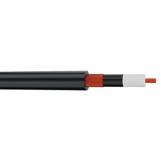 COBRA Câble instrument asymétrique 1x0.22mm² PVC noir Ø 6,00mm (100m)