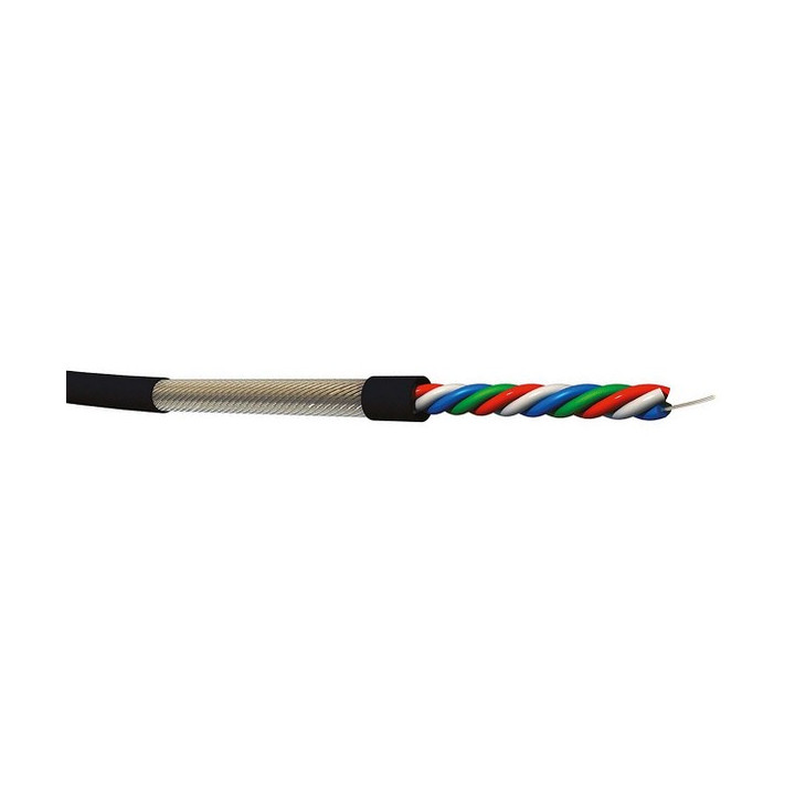 STARQUAD Câble micro 4x0.22mm² PVC noir Ø 6,80mm (mini coupe 50m)