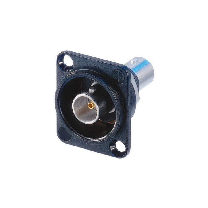 NBB75DFIB Traversée BNC F/F isolée format série D noire