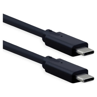 Cordon USB3.2 Gen2 (10 Gbps) type C vers C M/M (100W) noir 3m