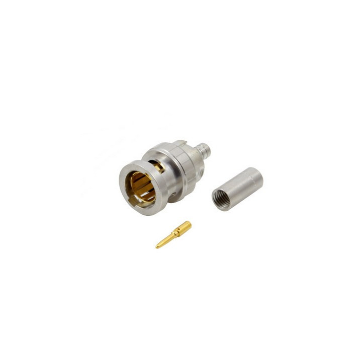 NBNC75BTU11-D Fiche BNC sans manchon pour Belden1694A (x100)