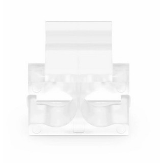 Coupleur transparent amovible pour connecteur LC