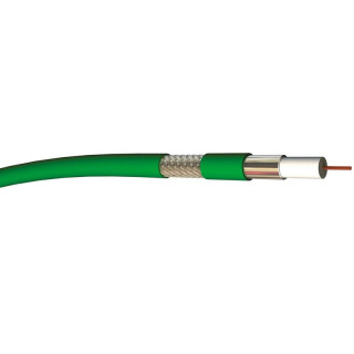 VCB100 Câble vidéo numérique âme souple Ø6.95mm PVC vert(touret1000m)