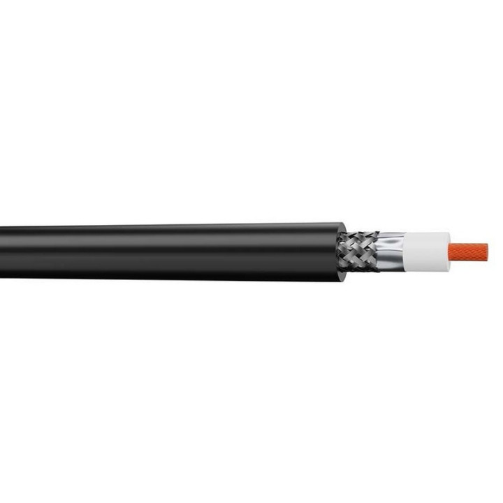 UHD08370LSZHC Câble vidéo 12G 40m LSZH noir Cca Ø 6mm (mini 50m)