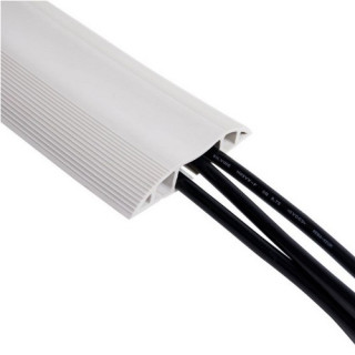 Passage de câble PVC souple gris pour 6 câbles Ø 7mm longueur 1.5m