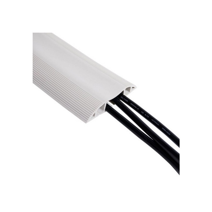 Passage de câble PVC souple gris pour 6 câbles Ø 7mm longueur 1.5m