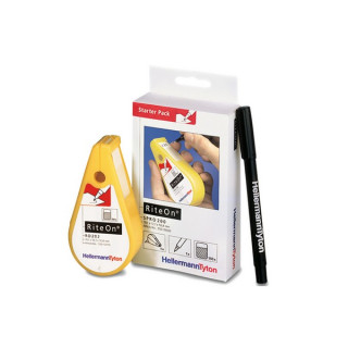 Pack RiteOn (dévidoir de 150 étiquettes) larg. 19.1mm H 12.7 mm+stylo