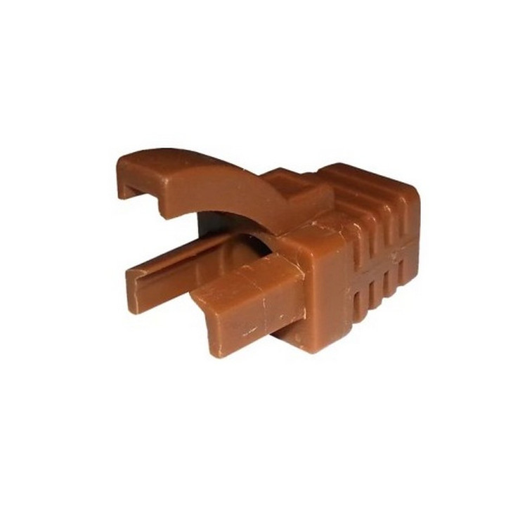 Manchon Snagless pour RJ45 6mm (x100) - marron
