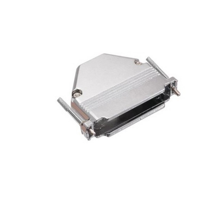 Capot en métal strié avec vis longues pour SUB-D 50 diam.18mm