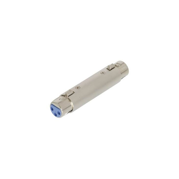 Adaptateur XLR 3 pts femelle/femelle