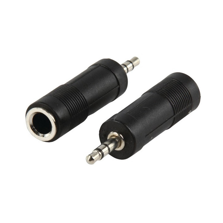 Adaptateur Jack 3.5 stéréo mâle/Jack 6.35 stéréo femelle
