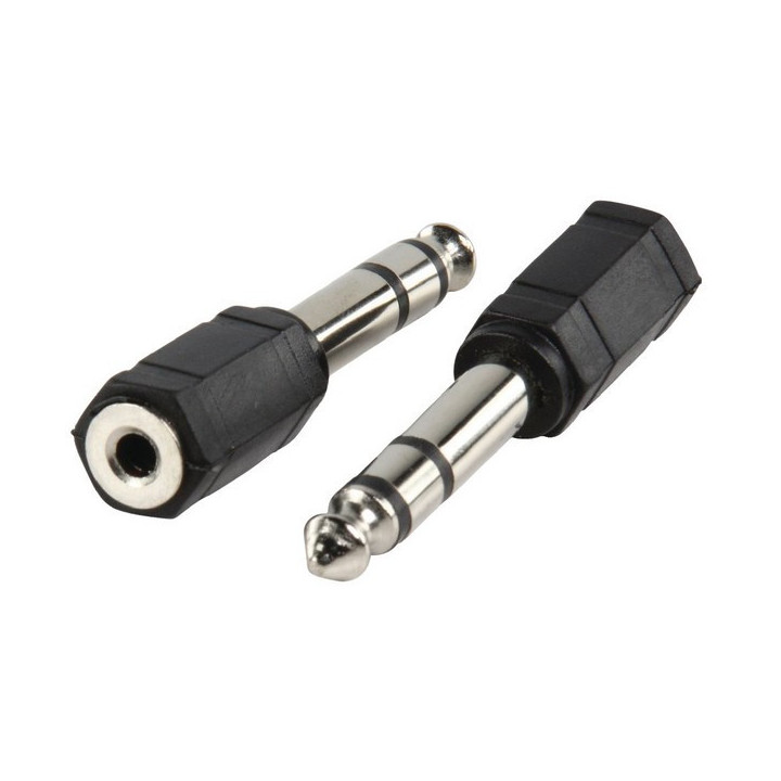 Adaptateur Jack 6.35 stéréo mâle/Jack 3.5 stéréo femelle
