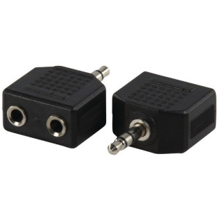 Adaptateur Jack 3.5 stéréo mâle/2xJack 3.5 stéréo femelle