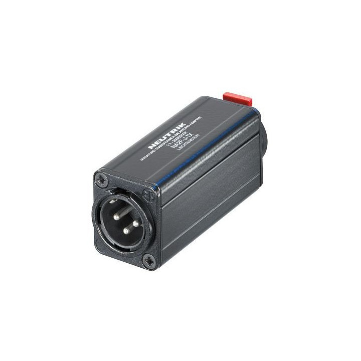 NA2M-J-TX Adaptateur XLR 3 mâle/Jack femelle isolé sur transfo