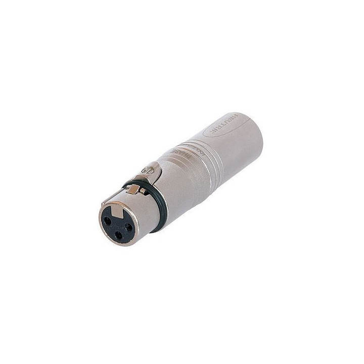 NA3FMX Adaptateur XLR 3 femelle/XLR 3 mâle contacts inversés