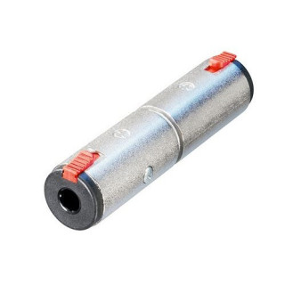 NA3JJ Adaptateur Jack 6.35 stéréo femelle/femelle