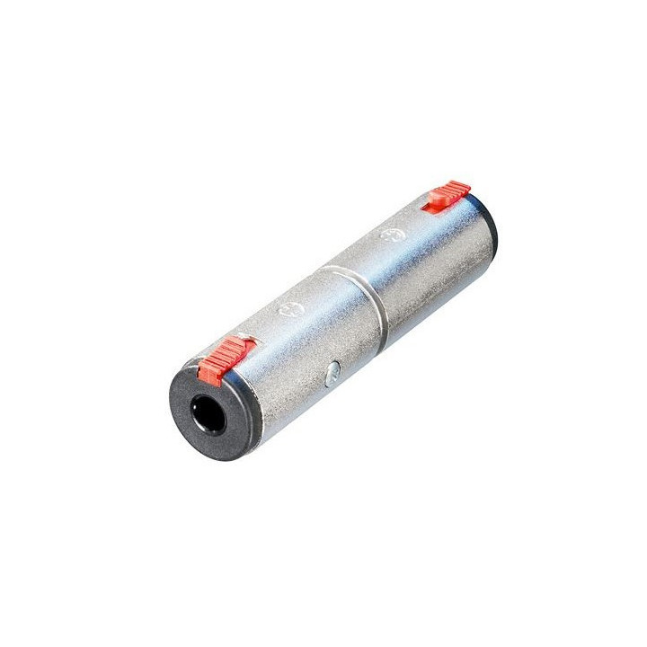 NA3JJ Adaptateur Jack 6.35 stéréo femelle/femelle