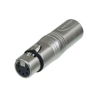 NA3M5F Adaptateur DMX XLR 3 male/XLR 5 femelle