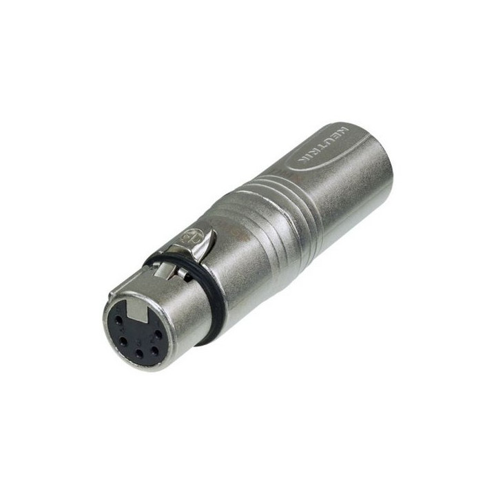 NA3M5F Adaptateur DMX XLR 3 male/XLR 5 femelle