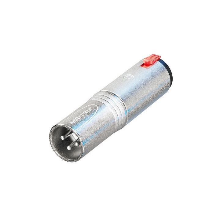 NA3MJ Adaptateur XLR 3 mâle/Jack 6.35 stéréo femelle