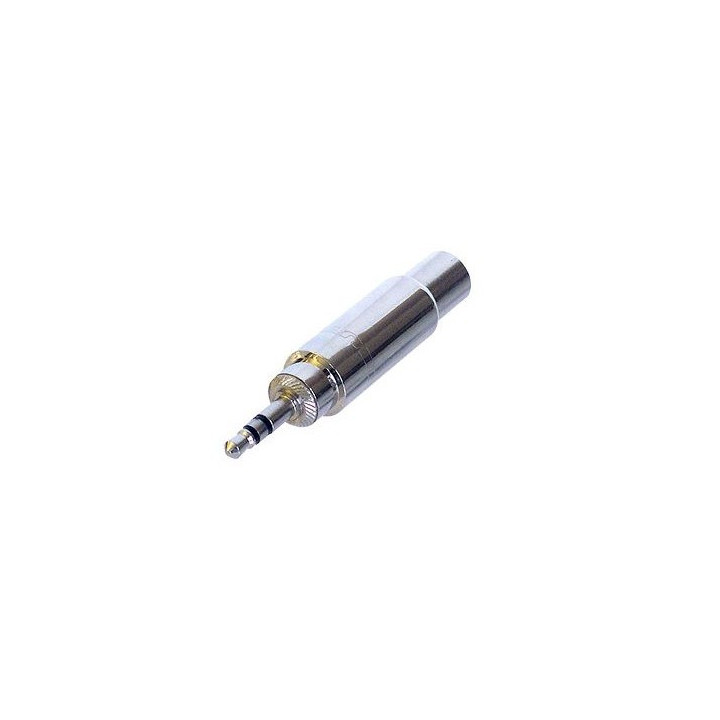 NYS227 Adaptateur Jack 3.5 stéréo mâle/Jack 6.35 femelle corps métal